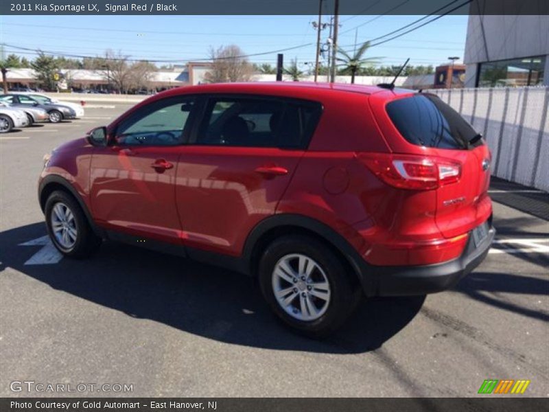 Signal Red / Black 2011 Kia Sportage LX