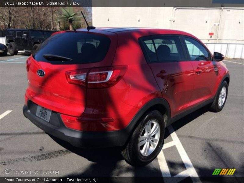 Signal Red / Black 2011 Kia Sportage LX
