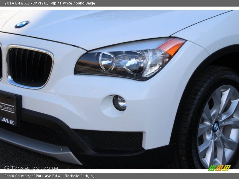 Alpine White / Sand Beige 2014 BMW X1 xDrive28i