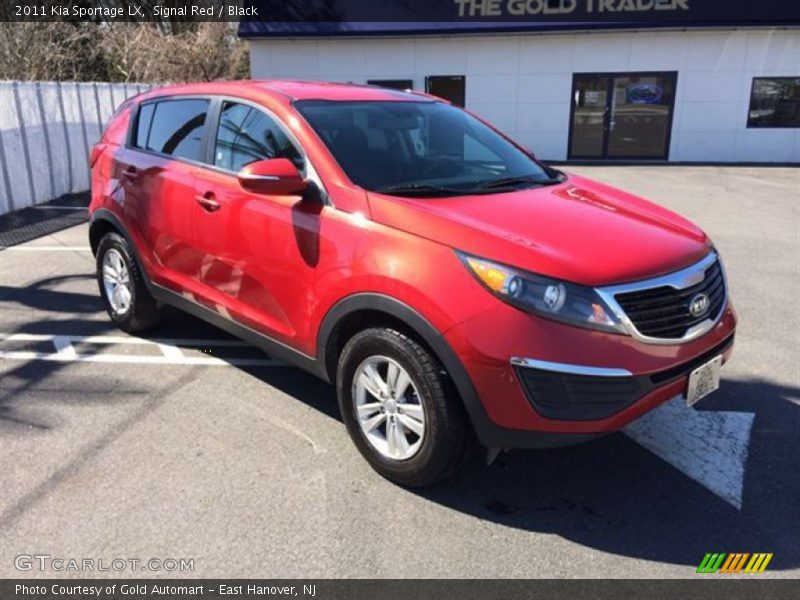 Signal Red / Black 2011 Kia Sportage LX