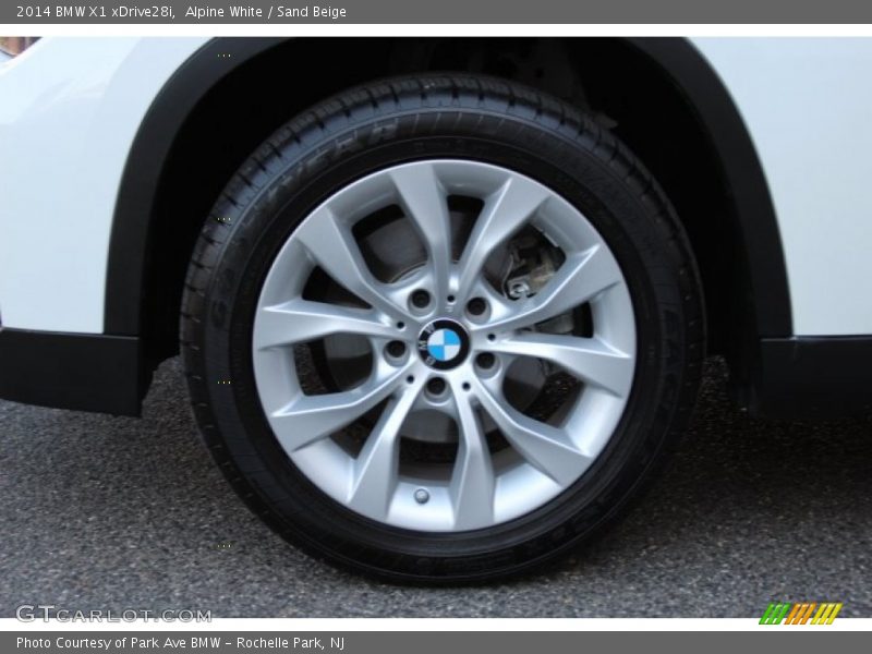 Alpine White / Sand Beige 2014 BMW X1 xDrive28i