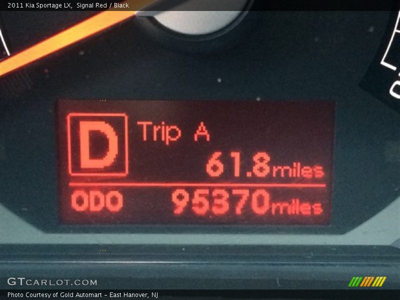 Signal Red / Black 2011 Kia Sportage LX