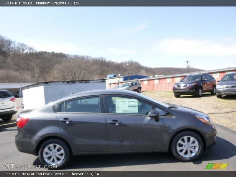 Platinum Graphite / Black 2014 Kia Rio EX