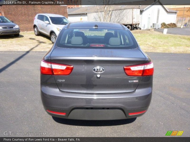 Platinum Graphite / Black 2014 Kia Rio EX