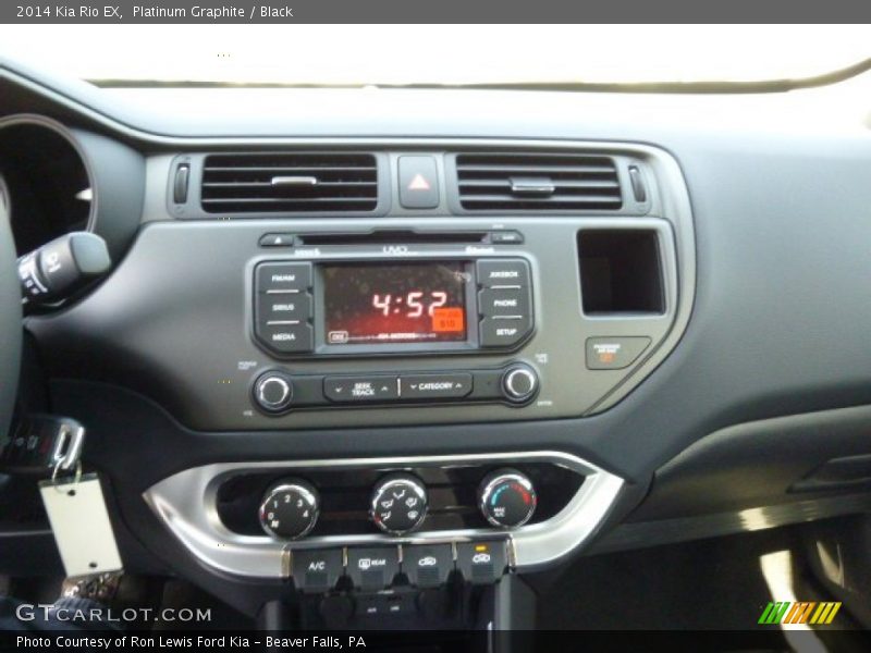 Platinum Graphite / Black 2014 Kia Rio EX