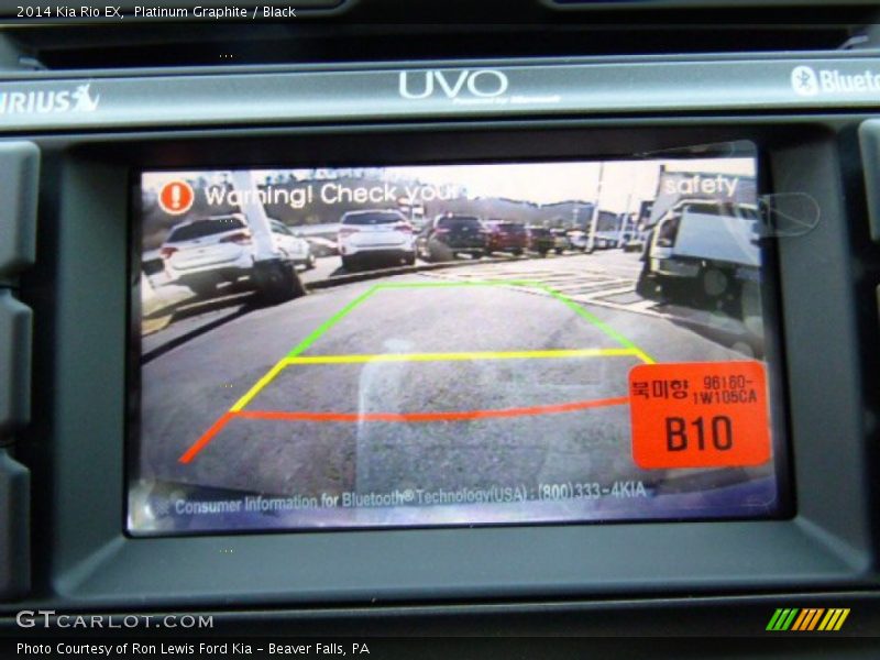 Platinum Graphite / Black 2014 Kia Rio EX