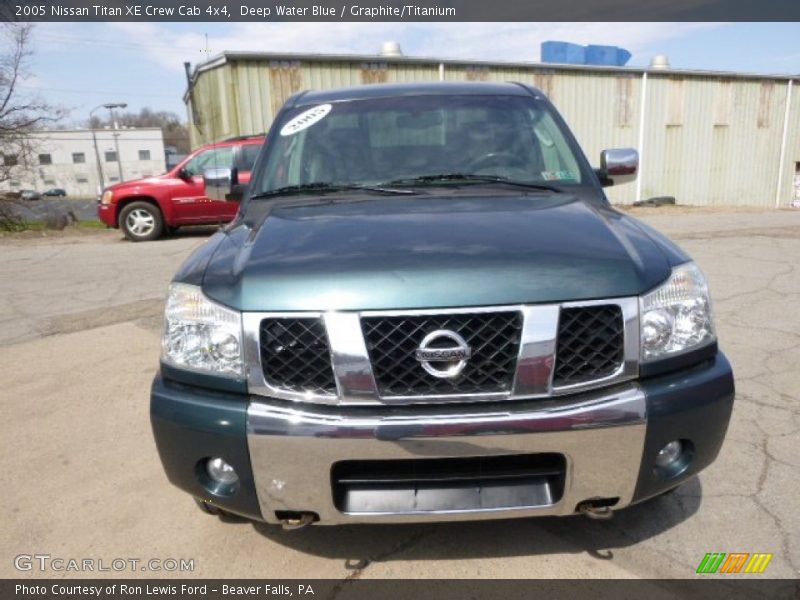 Deep Water Blue / Graphite/Titanium 2005 Nissan Titan XE Crew Cab 4x4