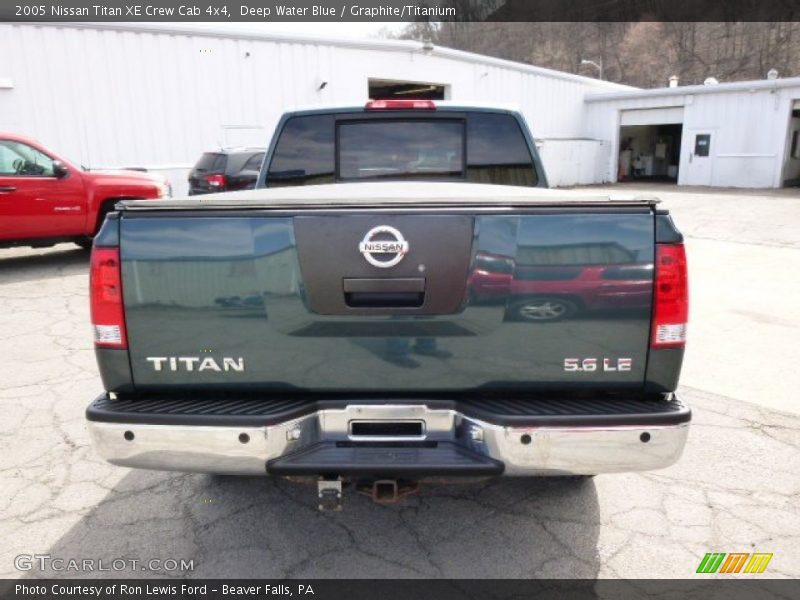 Deep Water Blue / Graphite/Titanium 2005 Nissan Titan XE Crew Cab 4x4
