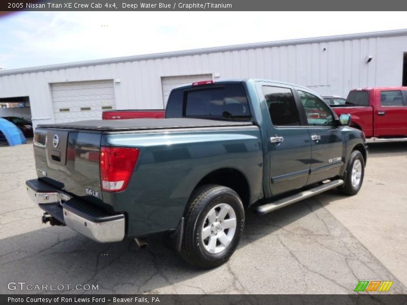 Deep Water Blue / Graphite/Titanium 2005 Nissan Titan XE Crew Cab 4x4