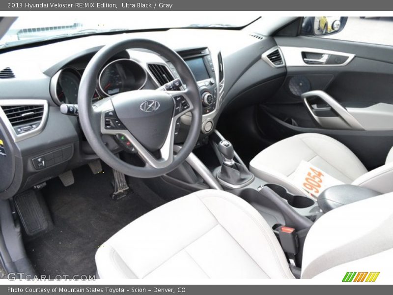 Ultra Black / Gray 2013 Hyundai Veloster RE:MIX Edition