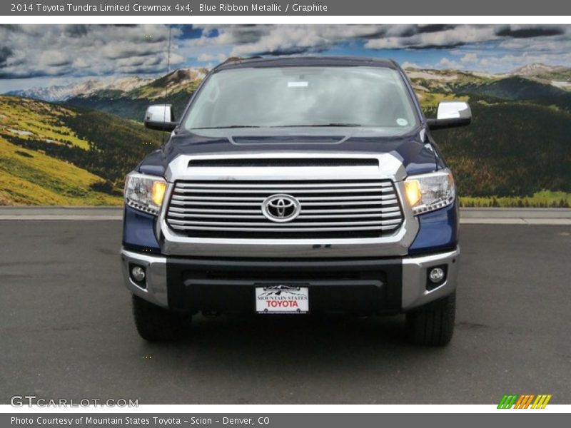 Blue Ribbon Metallic / Graphite 2014 Toyota Tundra Limited Crewmax 4x4