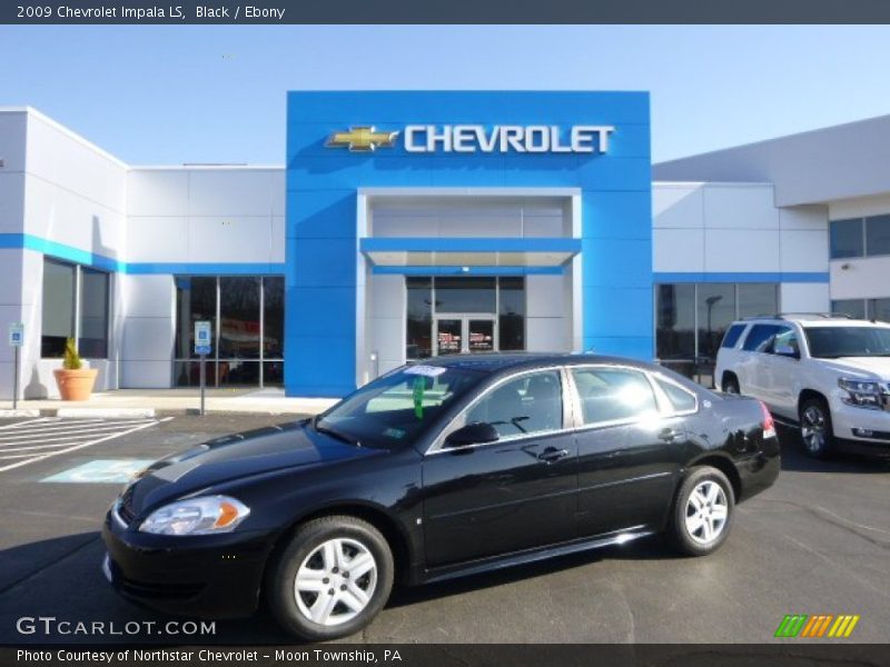 Black / Ebony 2009 Chevrolet Impala LS
