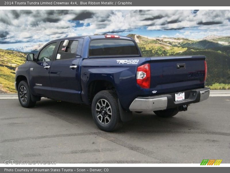 Blue Ribbon Metallic / Graphite 2014 Toyota Tundra Limited Crewmax 4x4