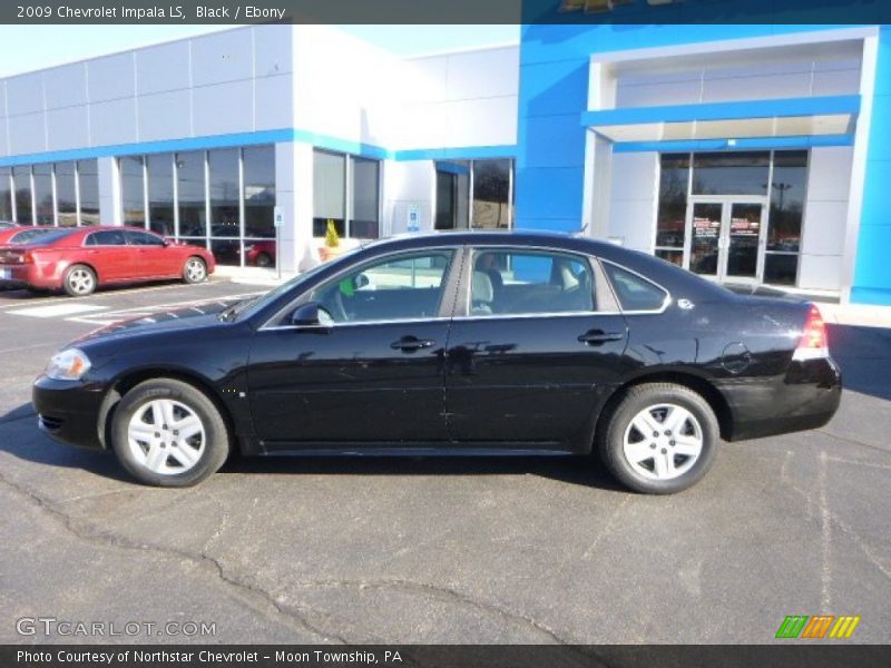 Black / Ebony 2009 Chevrolet Impala LS