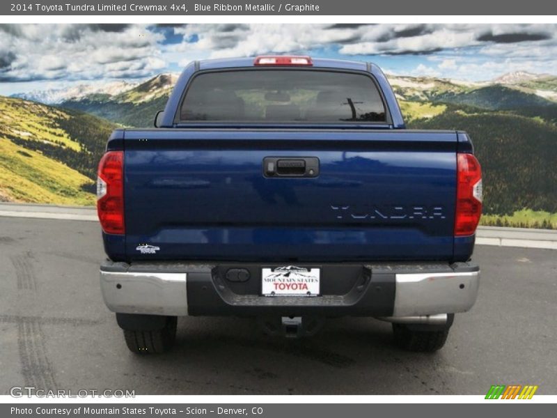 Blue Ribbon Metallic / Graphite 2014 Toyota Tundra Limited Crewmax 4x4