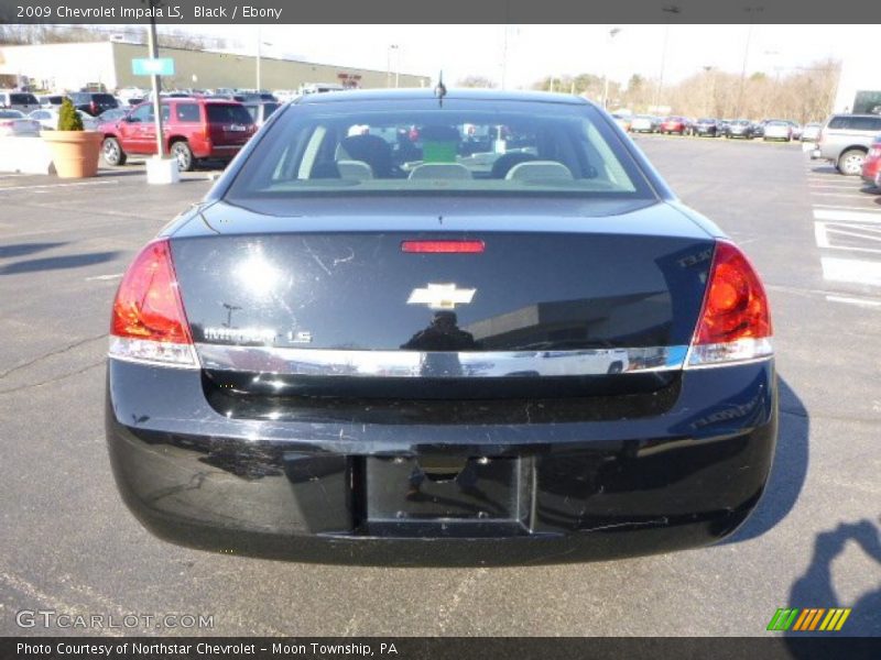 Black / Ebony 2009 Chevrolet Impala LS