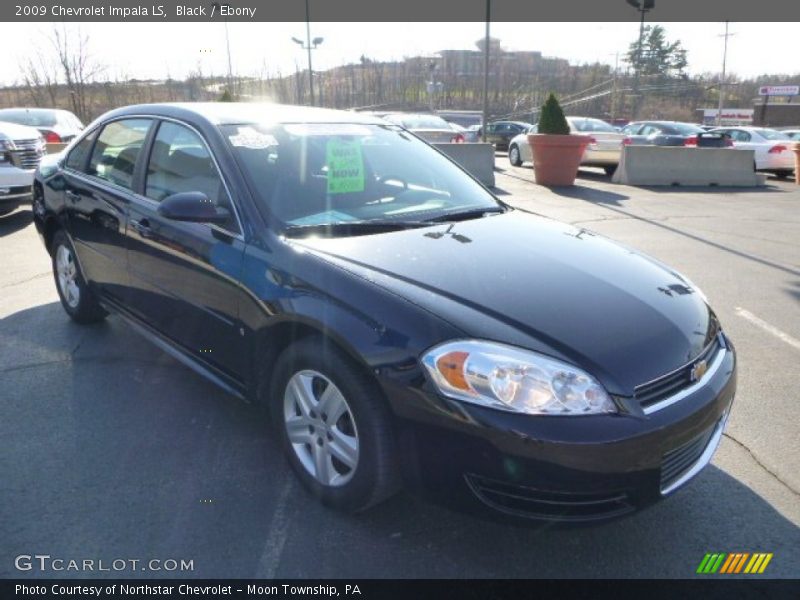 Black / Ebony 2009 Chevrolet Impala LS