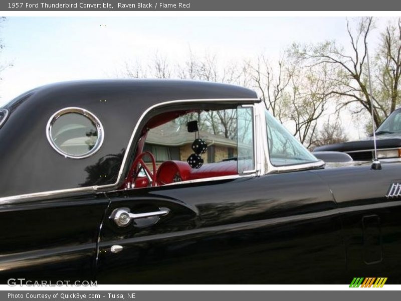 Raven Black / Flame Red 1957 Ford Thunderbird Convertible