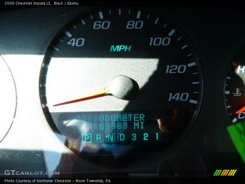 Black / Ebony 2009 Chevrolet Impala LS