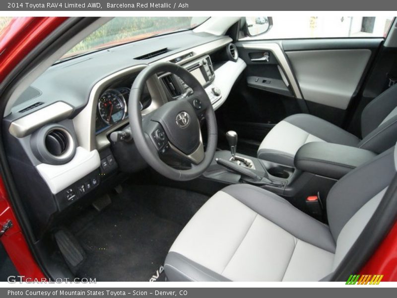 Barcelona Red Metallic / Ash 2014 Toyota RAV4 Limited AWD