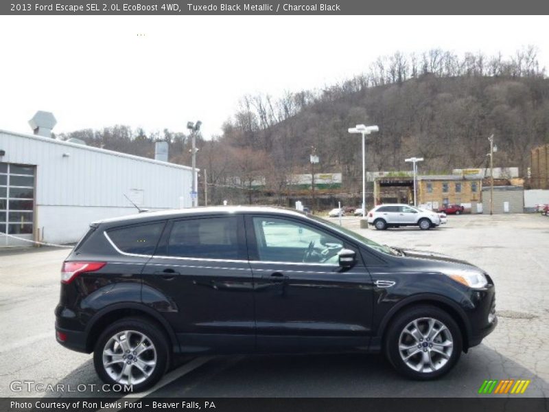 Tuxedo Black Metallic / Charcoal Black 2013 Ford Escape SEL 2.0L EcoBoost 4WD