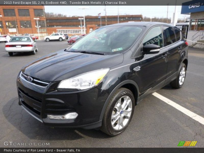 Tuxedo Black Metallic / Charcoal Black 2013 Ford Escape SEL 2.0L EcoBoost 4WD