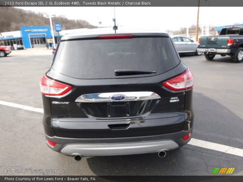Tuxedo Black Metallic / Charcoal Black 2013 Ford Escape SEL 2.0L EcoBoost 4WD