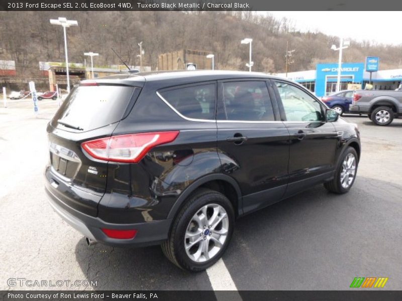 Tuxedo Black Metallic / Charcoal Black 2013 Ford Escape SEL 2.0L EcoBoost 4WD