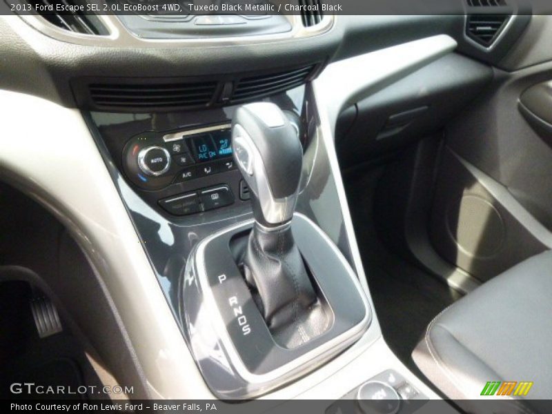 Tuxedo Black Metallic / Charcoal Black 2013 Ford Escape SEL 2.0L EcoBoost 4WD