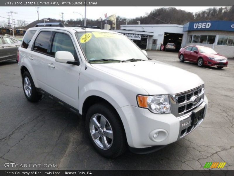 White Suede / Camel 2012 Ford Escape Limited 4WD