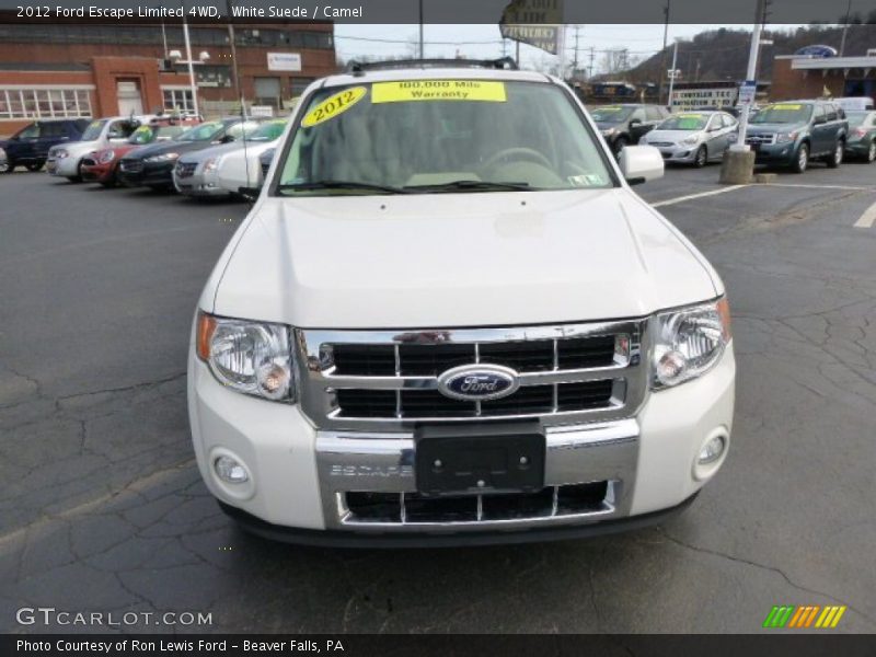 White Suede / Camel 2012 Ford Escape Limited 4WD