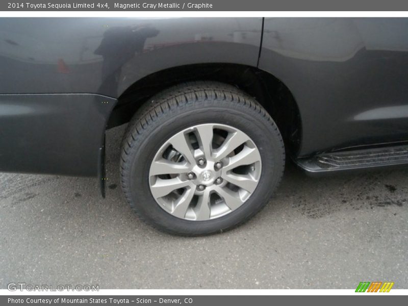 Magnetic Gray Metallic / Graphite 2014 Toyota Sequoia Limited 4x4