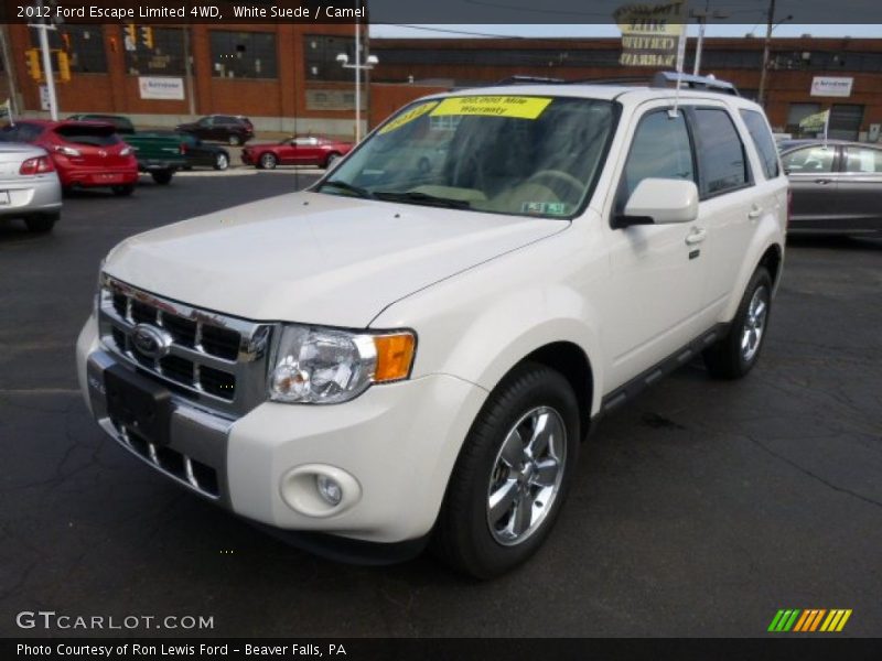 White Suede / Camel 2012 Ford Escape Limited 4WD