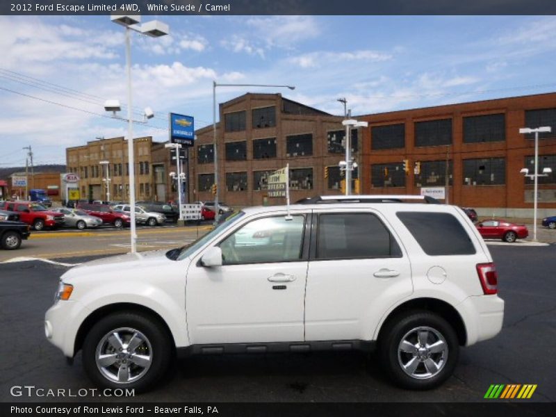 White Suede / Camel 2012 Ford Escape Limited 4WD