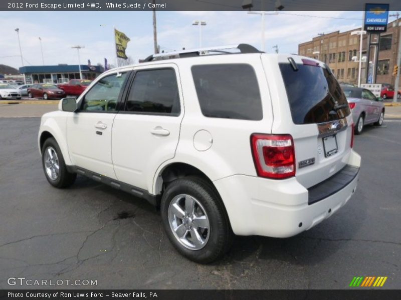 White Suede / Camel 2012 Ford Escape Limited 4WD