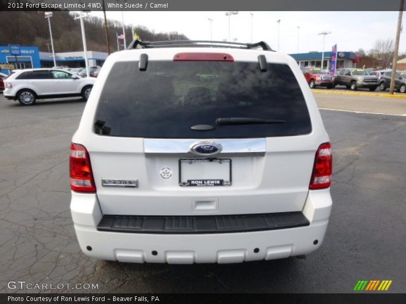 White Suede / Camel 2012 Ford Escape Limited 4WD