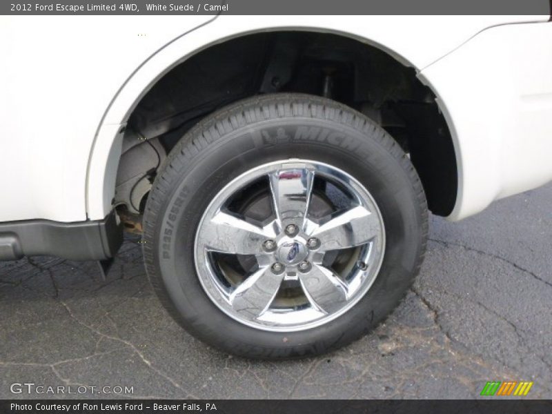 White Suede / Camel 2012 Ford Escape Limited 4WD