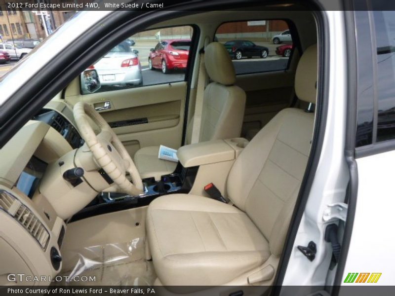 White Suede / Camel 2012 Ford Escape Limited 4WD