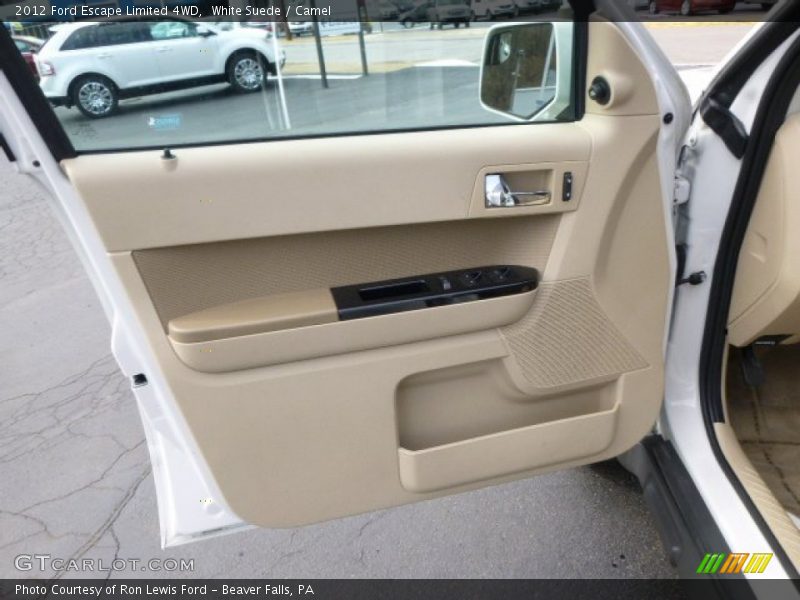 White Suede / Camel 2012 Ford Escape Limited 4WD