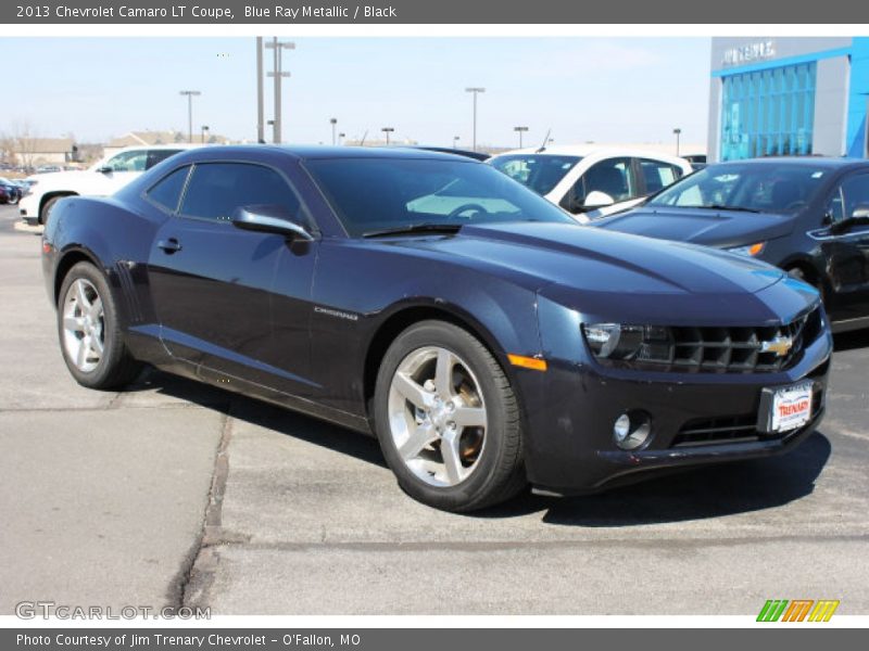 Blue Ray Metallic / Black 2013 Chevrolet Camaro LT Coupe