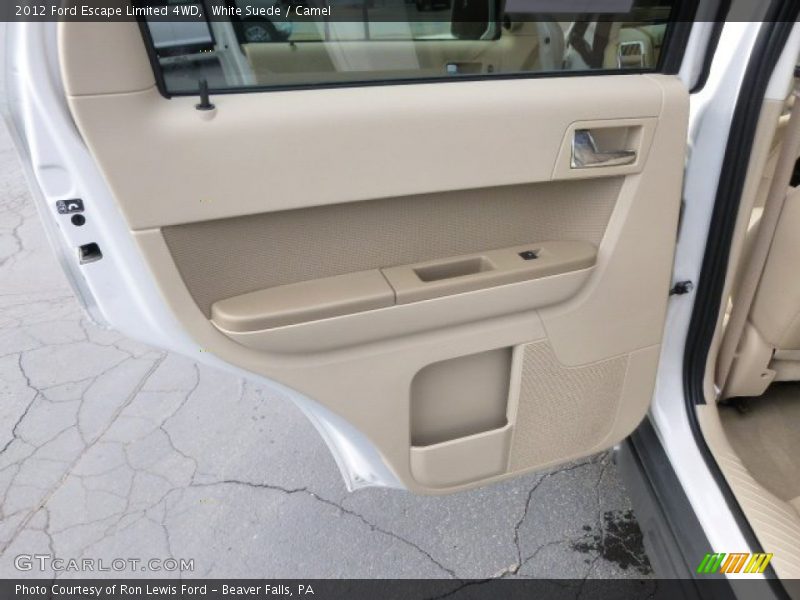 White Suede / Camel 2012 Ford Escape Limited 4WD