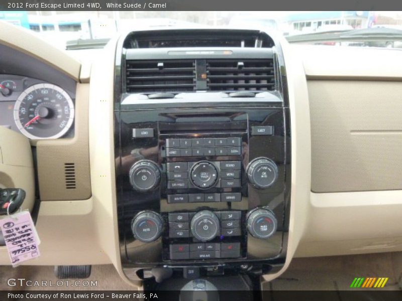 White Suede / Camel 2012 Ford Escape Limited 4WD