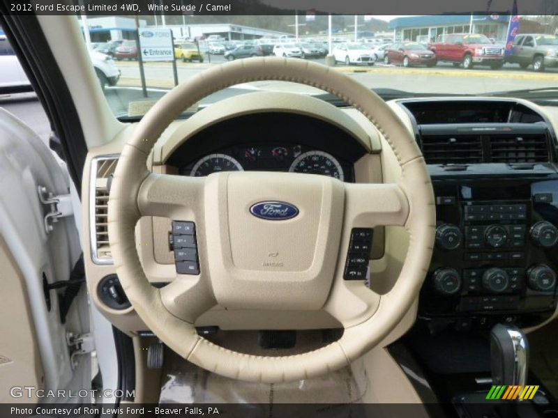 White Suede / Camel 2012 Ford Escape Limited 4WD