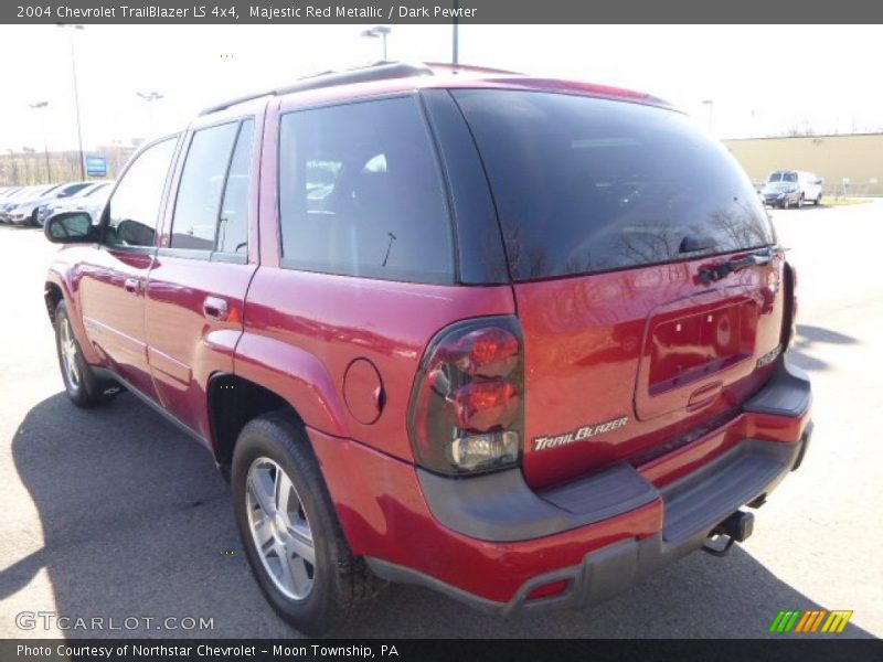Majestic Red Metallic / Dark Pewter 2004 Chevrolet TrailBlazer LS 4x4