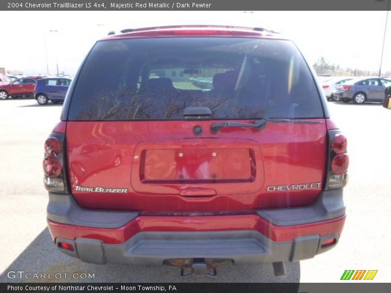 Majestic Red Metallic / Dark Pewter 2004 Chevrolet TrailBlazer LS 4x4
