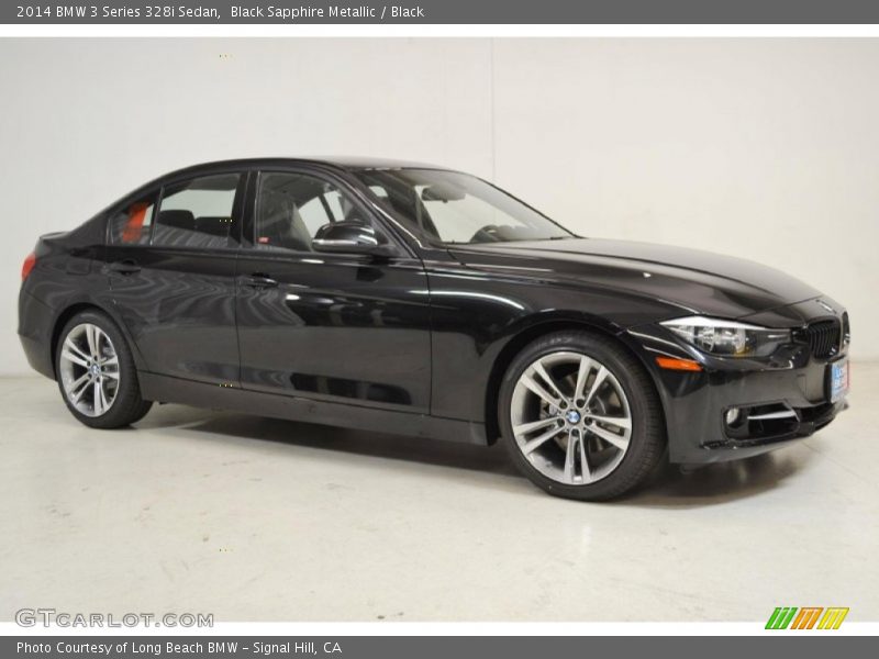 Black Sapphire Metallic / Black 2014 BMW 3 Series 328i Sedan
