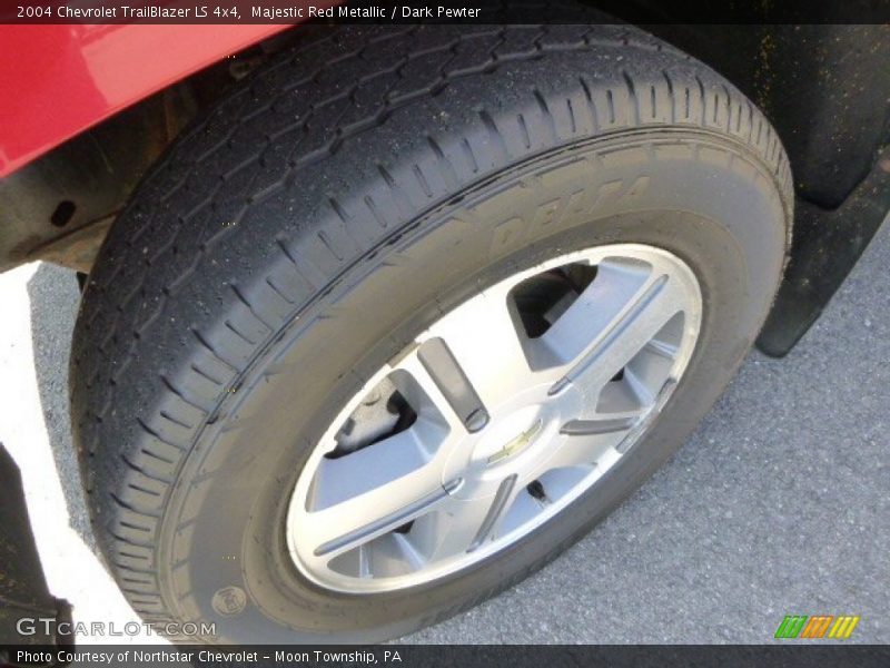 Majestic Red Metallic / Dark Pewter 2004 Chevrolet TrailBlazer LS 4x4