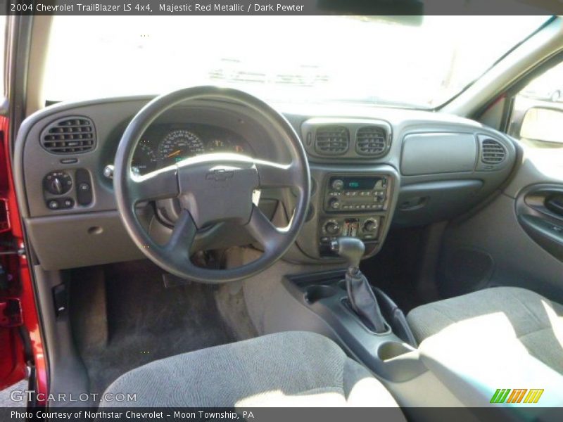 Majestic Red Metallic / Dark Pewter 2004 Chevrolet TrailBlazer LS 4x4
