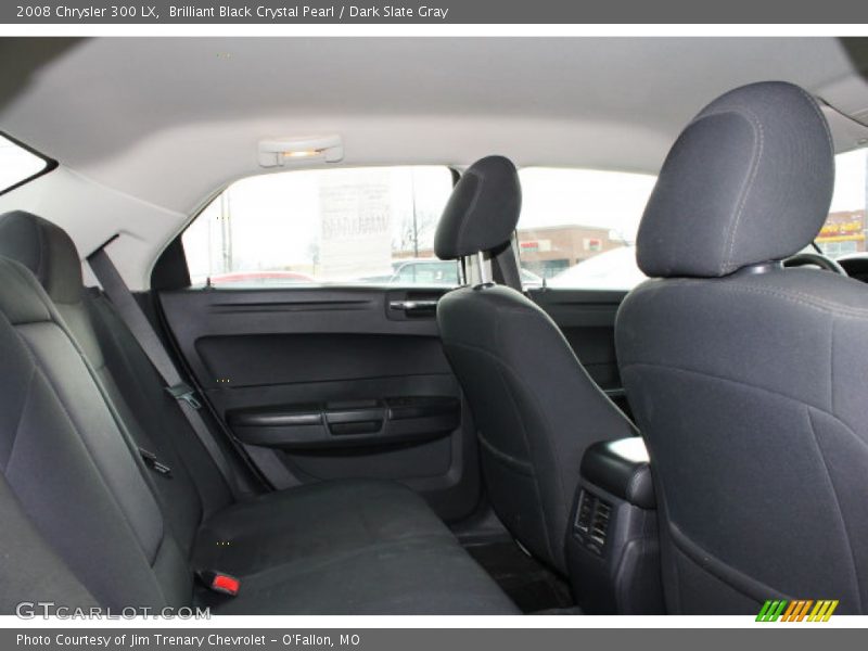 Brilliant Black Crystal Pearl / Dark Slate Gray 2008 Chrysler 300 LX