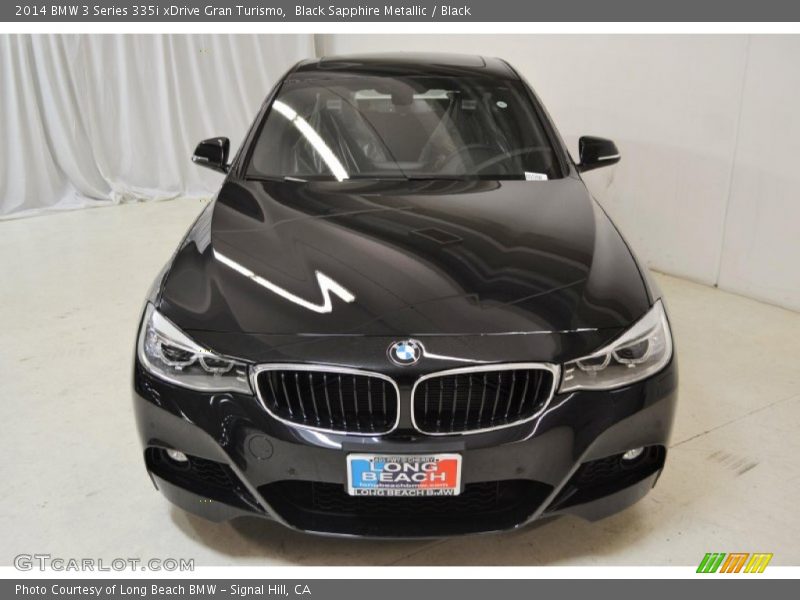 Black Sapphire Metallic / Black 2014 BMW 3 Series 335i xDrive Gran Turismo